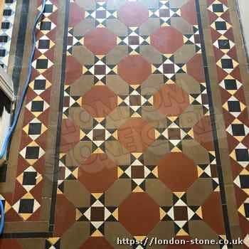 grouting victorian floor tiles in london
