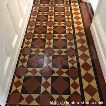 grouting victorian floor tiles in london