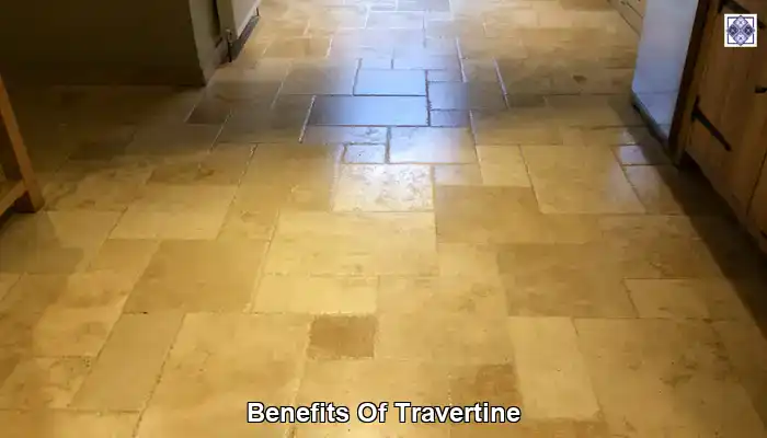 travertine used in a kitchen restored by our company